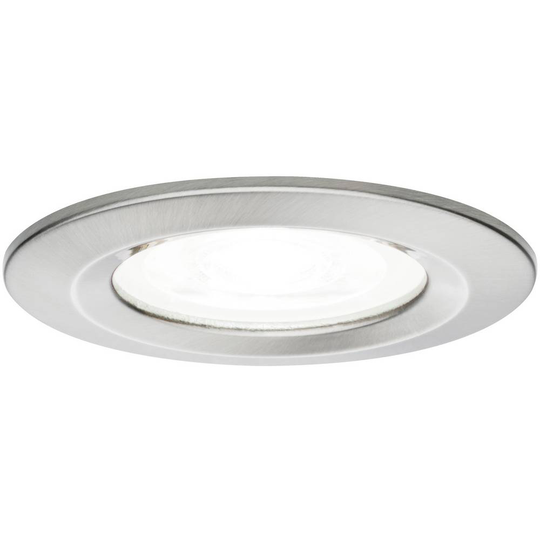 Paulmann 92981 PAULMANN LED-inbyggnadsbelysning LED GU10 6.6 W Järn (borstad)