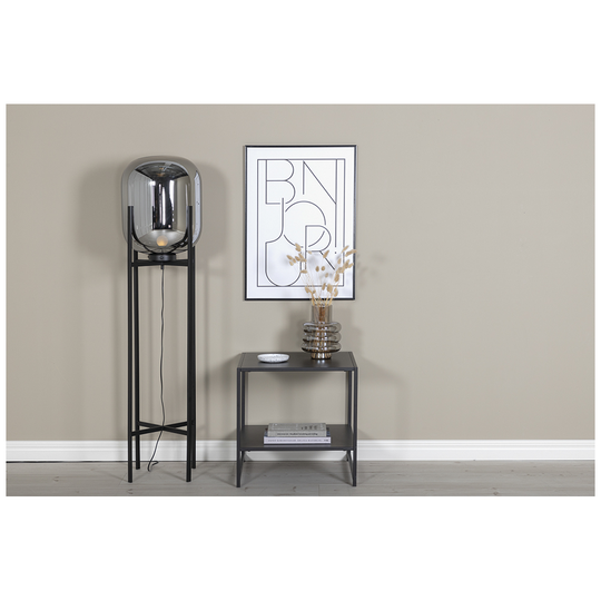 Golvlampa Altair 37x140cm - Svart - Järn/Glas RETUREXEMPLAR