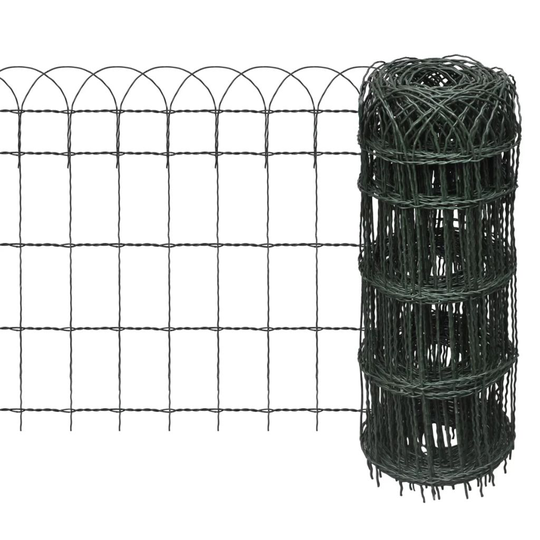 Rabattkant pulverlackerat järn 25x0,65 m