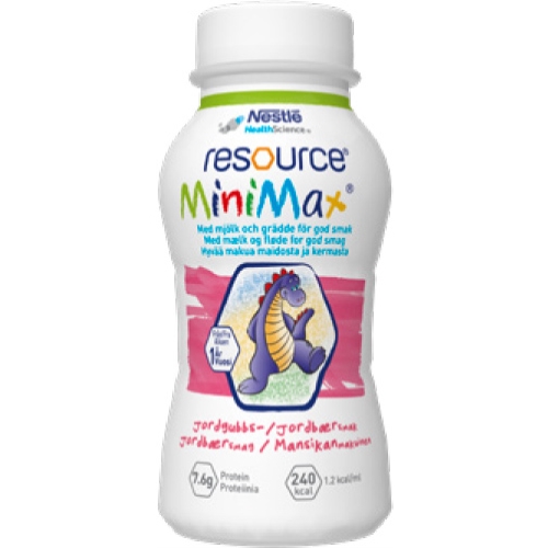 Resource MiniMax - 2x200ml jordgubb - 2 st/förp.