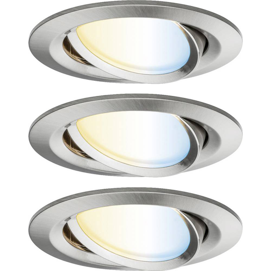 Paulmann 92962 LED-inbyggnadsbelysning LED 18 W Järn (borstad)