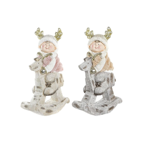 Julgranskula DKD Home Decor Häst Magnesium