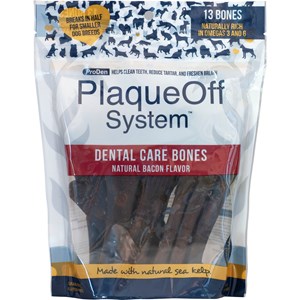 Kosttillskott Hund ProDen PlaqueOff Dental Bones Bacon