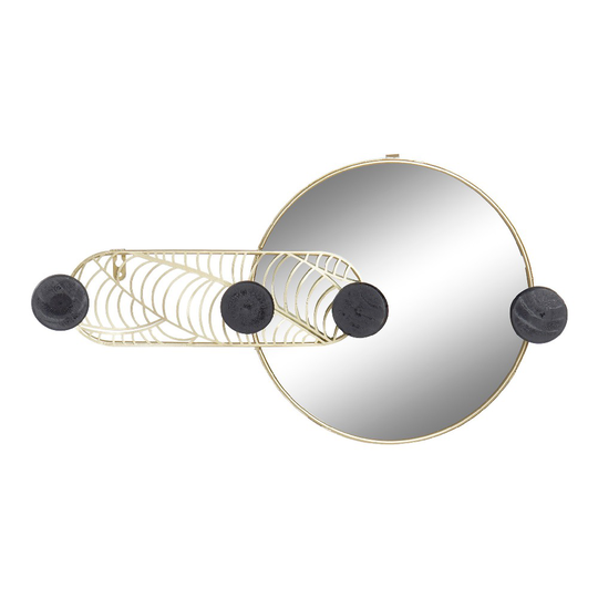 Väggspegel DKD Home Decor Järn Speglar