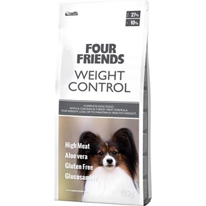 Hundfoder Four Friends Weight Control, 12 kg