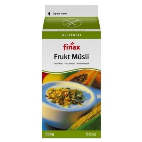 Glutenfri Fruktmüsli - 550g Finax