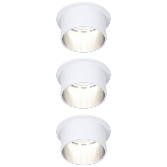 Paulmann 93385 PAULMANN LED-inbyggnadsbelysning LED LED fast installerad 19.5 W Vit, Järn