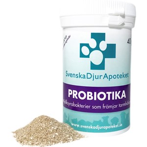 Kosttillskott Svenska Djurapoteket Probiotika 40 g