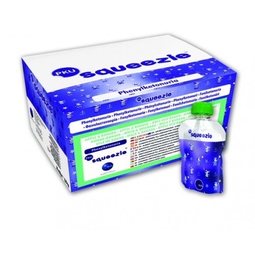 PKU Squeezie - 30x85g äpple banan - 30 st/förp.