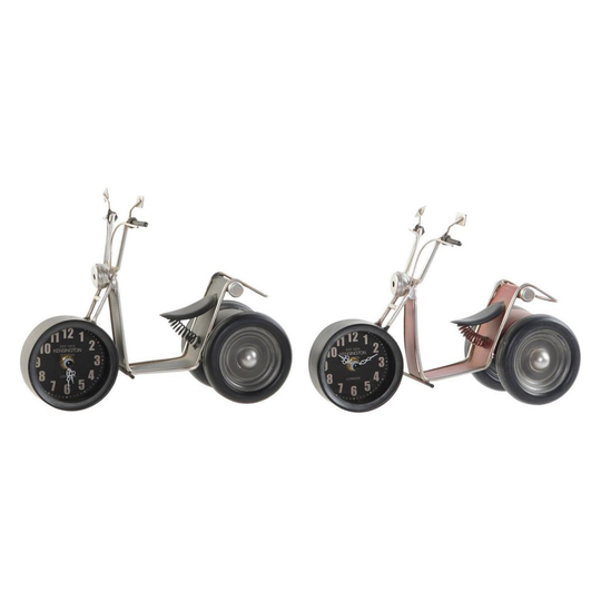 Asztali óra DKD Home Decor Motorcykel Akryl Järn