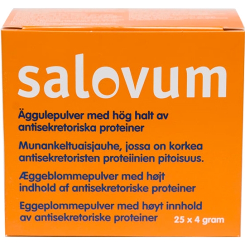Äggulepulver Salovum - 25x4g, spraytorkat - 25 st/förp.
