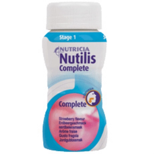 Nutilis Complete Stage 1 - 4x125ml jordgubb - 4 st/förp.
