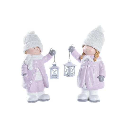 Julgranskula DKD Home Decor Metall Pojkar Magnesium