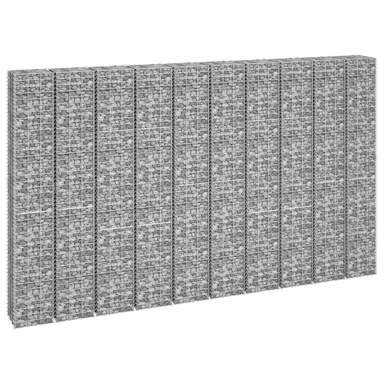 Gabioner 16 st 30x30x50/100/150/200 cm järn