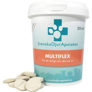 Kosttillskott Svenska Djurapoteket MultiFlex 200 tabletter
